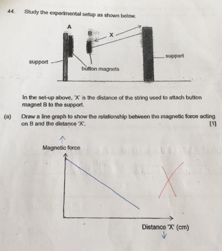 Graph Question Force Distance Primary School Science Tuition The Smart Student
