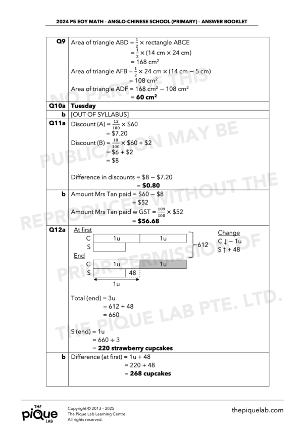 2024 P5 Math EOY Answer Set - Image 7