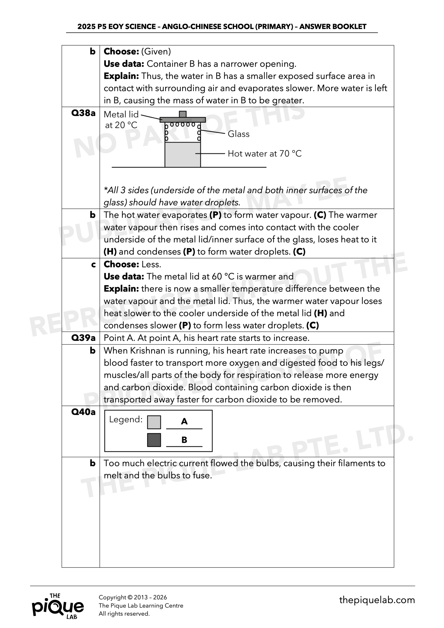 5-Year Exam Series: 2021-2025 P5 EOY Science Examination Answer Set Bundle - Image 4